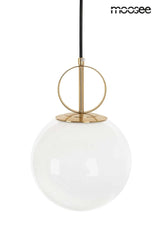 Závesná lampa Výťah zlatá