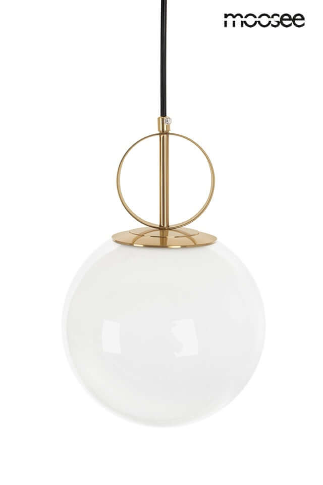 Závesná lampa Výťah zlatá