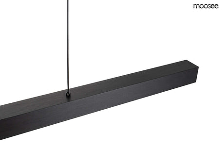 Závesná lampa Liner čierna