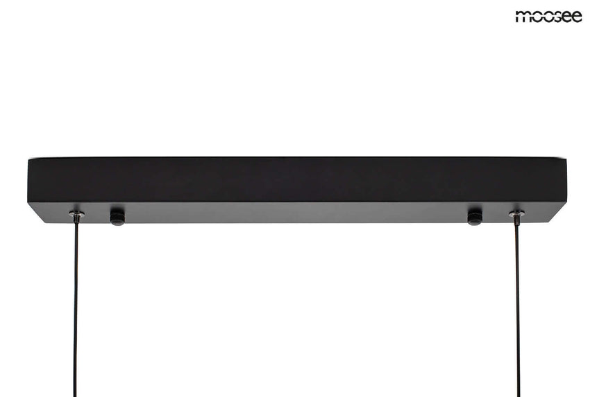 Závesná lampa Liner čierna