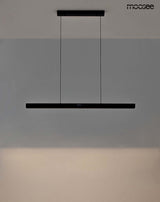 Závesná lampa Liner čierna