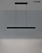 Závesná lampa Liner čierna