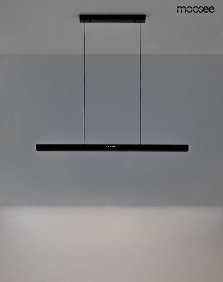 Závesná lampa Liner čierna