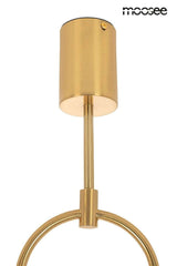 76. Nízka závesná lampa zlatá