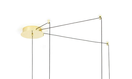 Závesná lampa Mikado S zlatá
