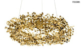 Závesná lampa Monete 60 zlatá