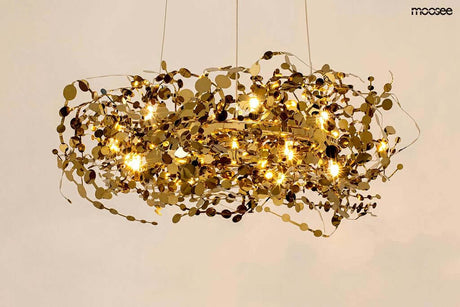 Závesná lampa Monete 60 zlatá
