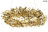 Závesná lampa Monete 80 zlatá