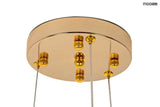Závesná lampa Monete 80 zlatá
