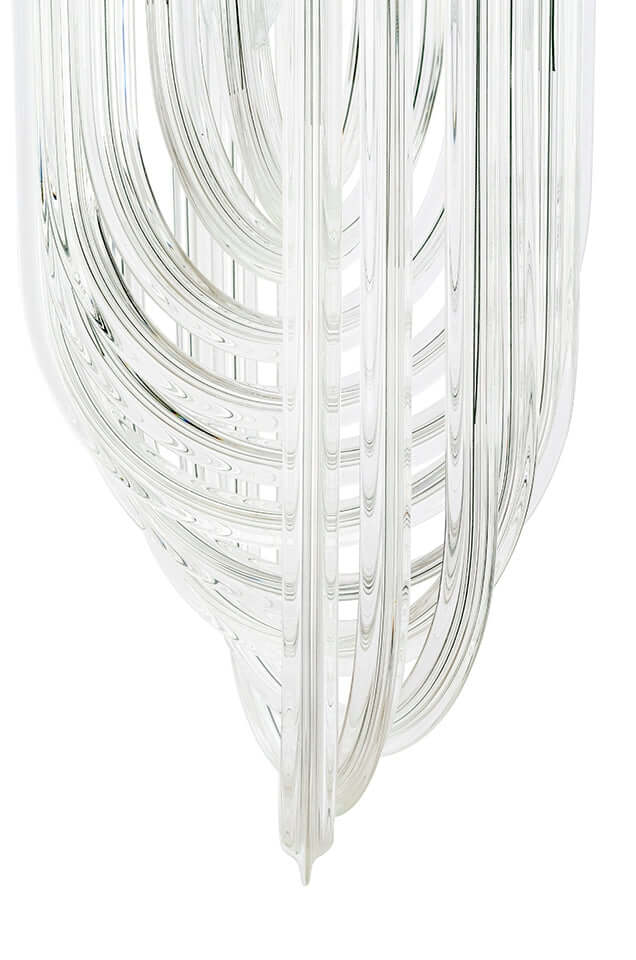 Závesná lampa Murano S zlatá