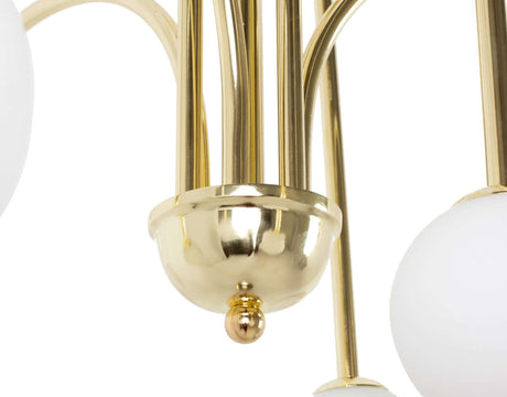 Závesná lampa Neri zlatá