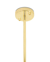 Závesná lampa Neri zlatá