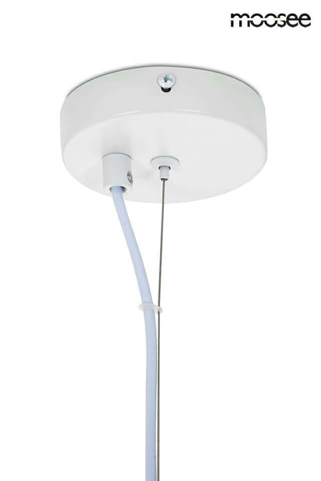 Závesná lampa Nest 40 biela