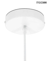 Závesná lampa Nest 50 biela