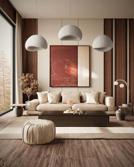 Závesná lampa Nest 60 biela
