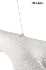 Závesná lampa Nido biela