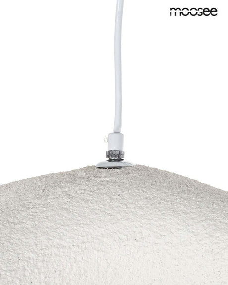 Závesná lampa Nido biela