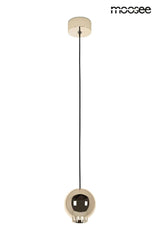 Závesná lampa Ojo zlatá