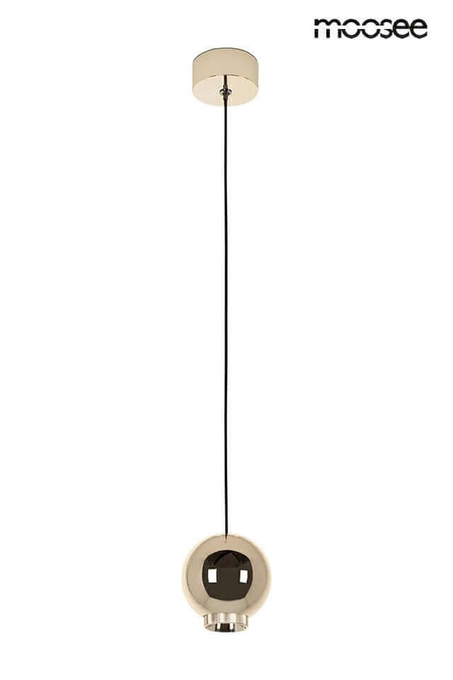 Závesná lampa Ojo zlatá