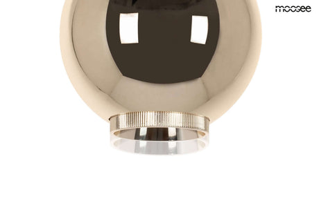 Závesná lampa Ojo zlatá