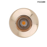 Závesná lampa Ojo zlatá