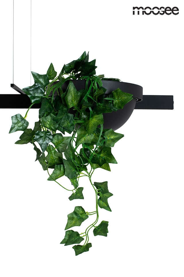 Závesná lampa Plant Line čierna