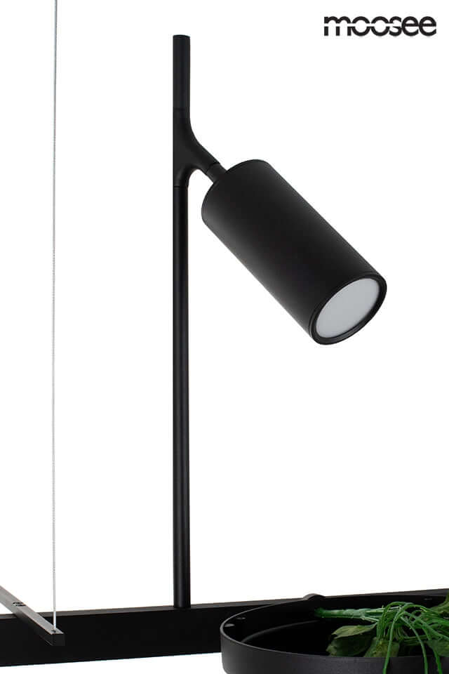 Závesná lampa Plant Line čierna