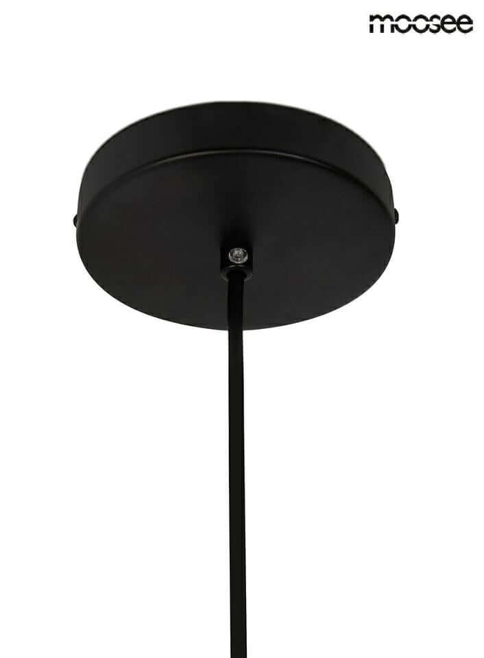 Závesná lampa Puzo S čierna