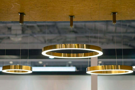 Závesná lampa Ring 40 zlatá