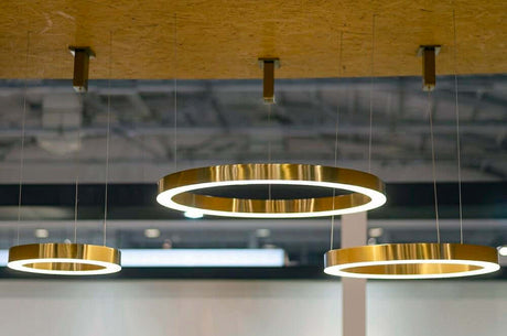 Závesná lampa Ring 60 zlatá