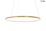 Závesná lampa Ring Slim 100 zlatá