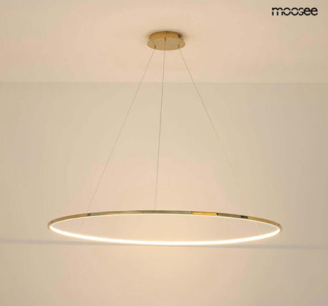 Závesná lampa Ring Slim 100 zlatá