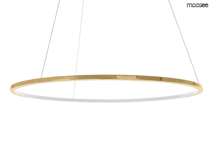 Závesná lampa Ring Slim 150 zlatá