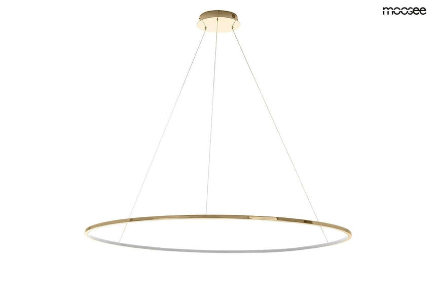 Závesná lampa Ring Slim 150 zlatá