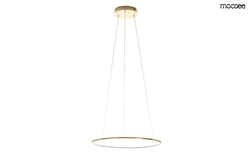 Závesná lampa Ring Slim 40 zlatá