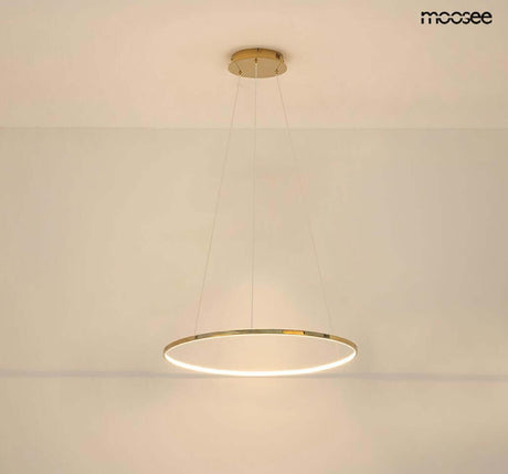 Závesná lampa Ring Slim 40 zlatá