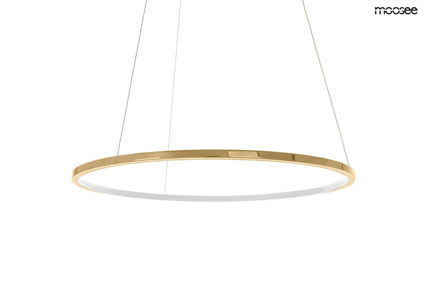 Závesná lampa Ring Slim 60 zlatá