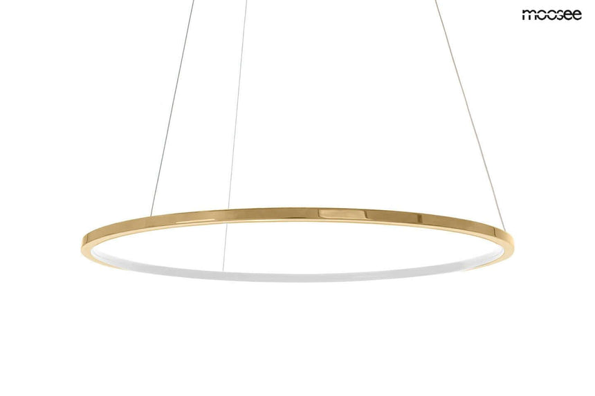 Závesná lampa Ring Slim 80 zlatá
