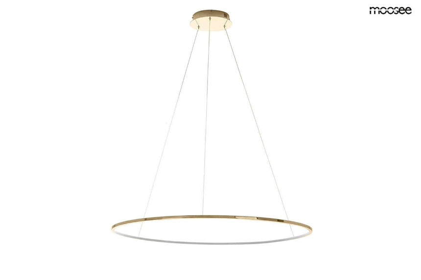 Závesná lampa Ring Slim 80 zlatá
