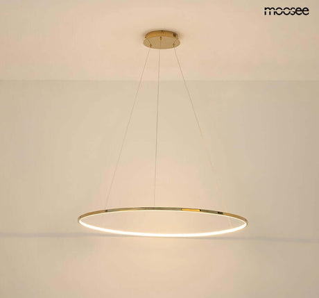 Závesná lampa Ring Slim 80 zlatá