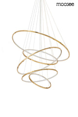 Závesná lampa Ring Slim L zlatá