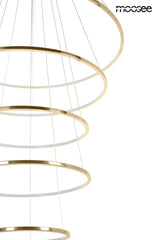 Závesná lampa Ring Slim L zlatá