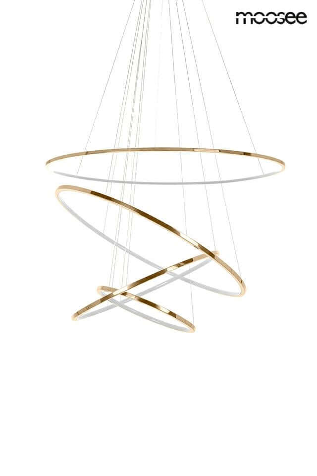 Závesná lampa Ring Slim M zlatá