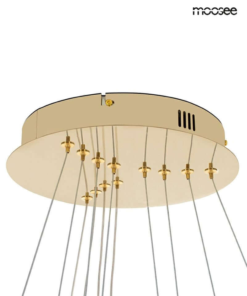 Závesná lampa Ring Slim M zlatá