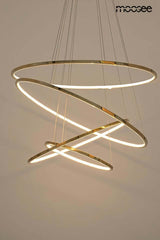 Závesná lampa Ring Slim M zlatá