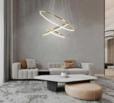 Závesná lampa Ring Slim S zlatá