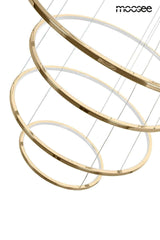 Závesná lampa Ring Slim XL zlatá