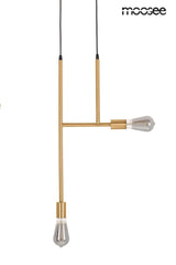 Závesná lampa Riva 2 zlatá