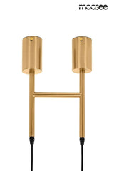 Závesná lampa Riva 2 zlatá