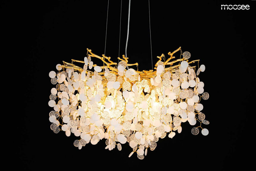 Závesná lampa Riviera 60 zlatá